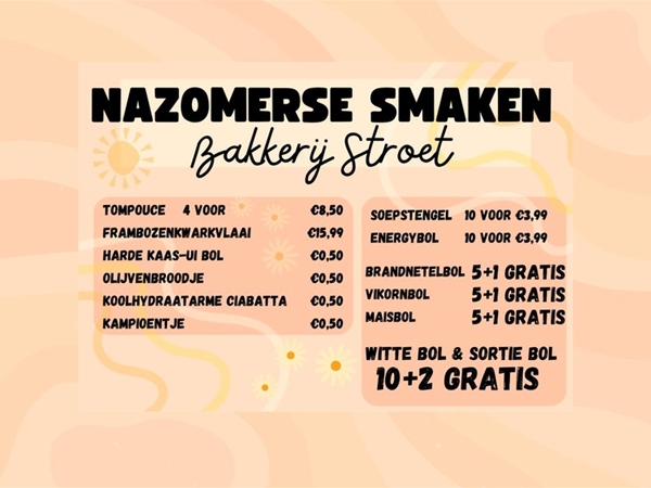 NAZOMERSE SMAKEN!